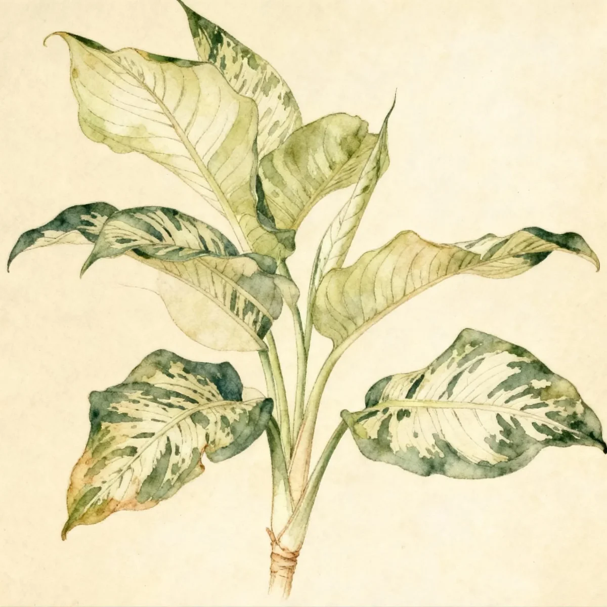 Dumb cane (Dieffenbachia seguine)