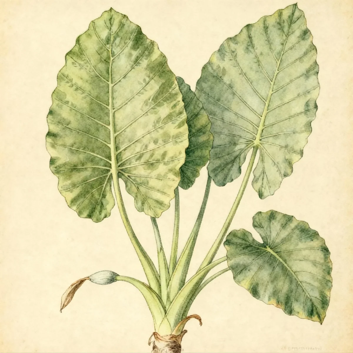 Giant elephant's ear (Alocasia macrorrhizos)