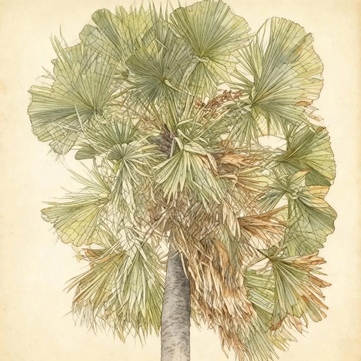 Wine palm (Borassus flabellifer)