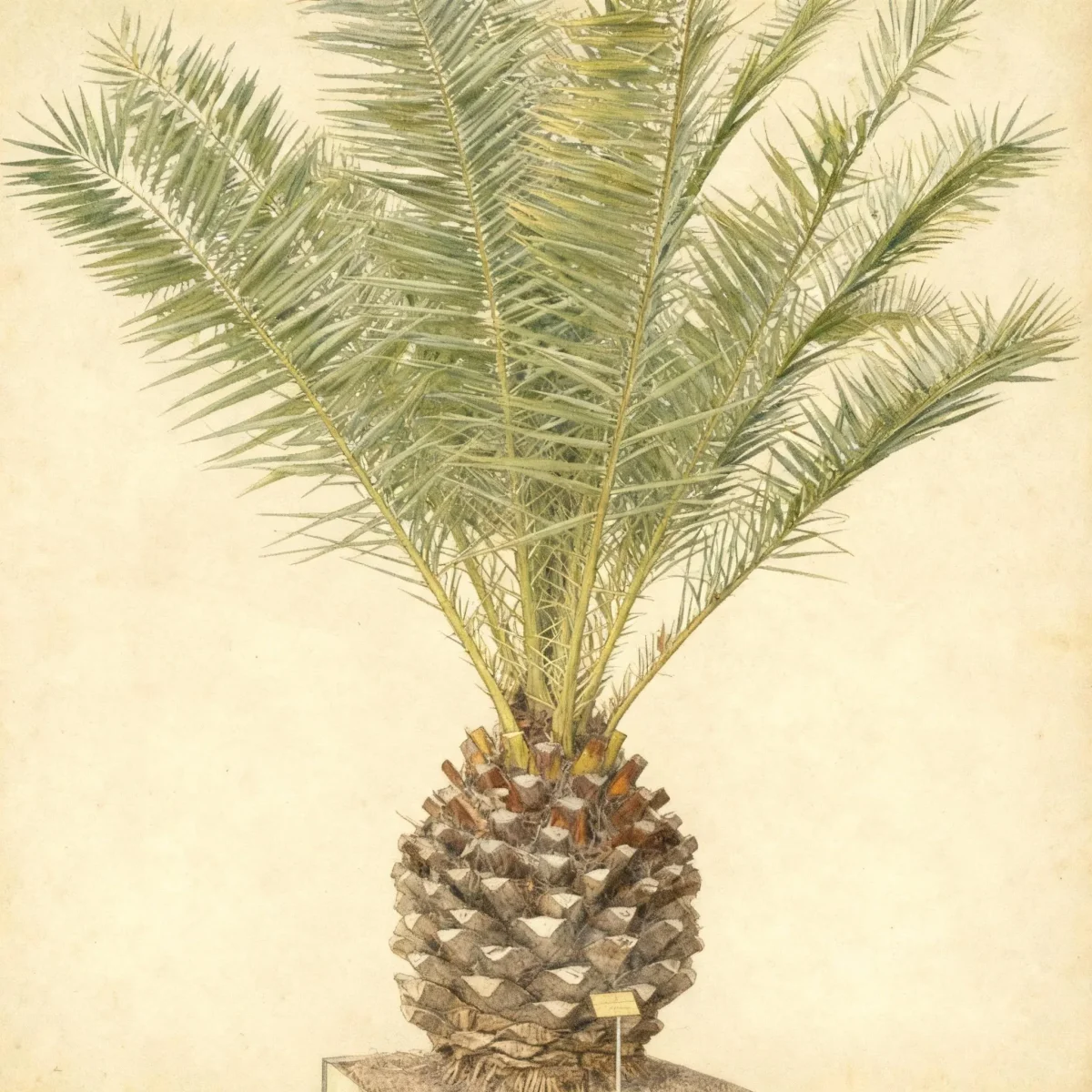 Canary Island date palm (Phoenix canariensis)