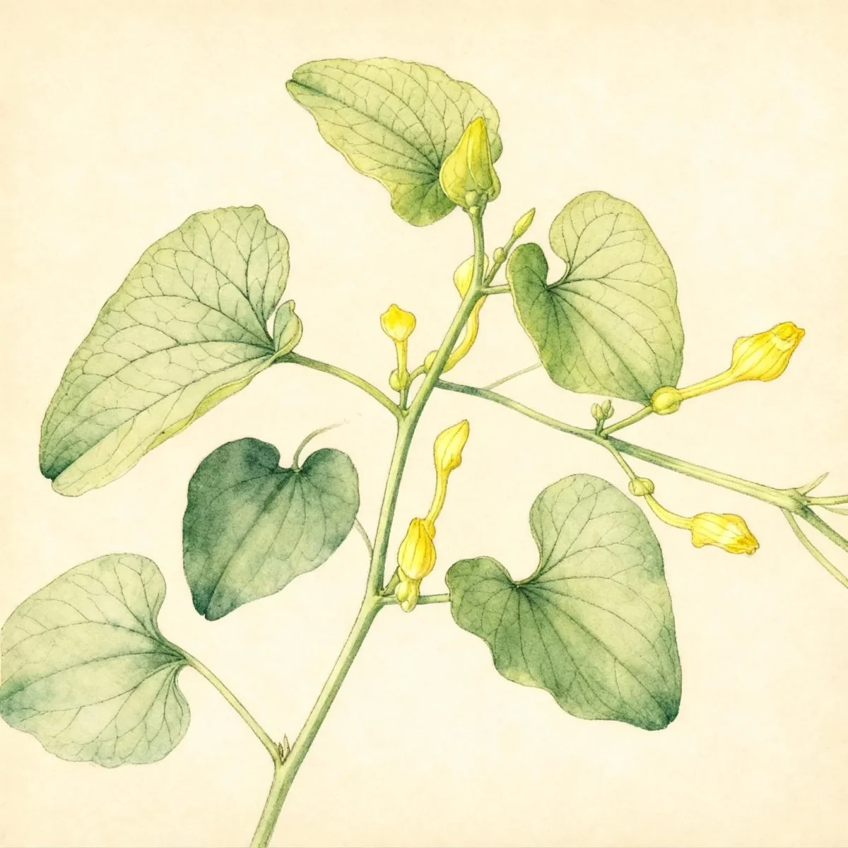 Birthwort (Aristolochia clematitis)