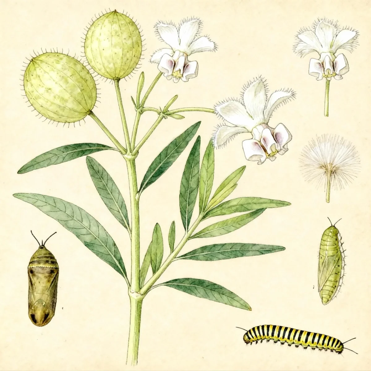 Balloon plant (Gomphocarpus physocarpus)