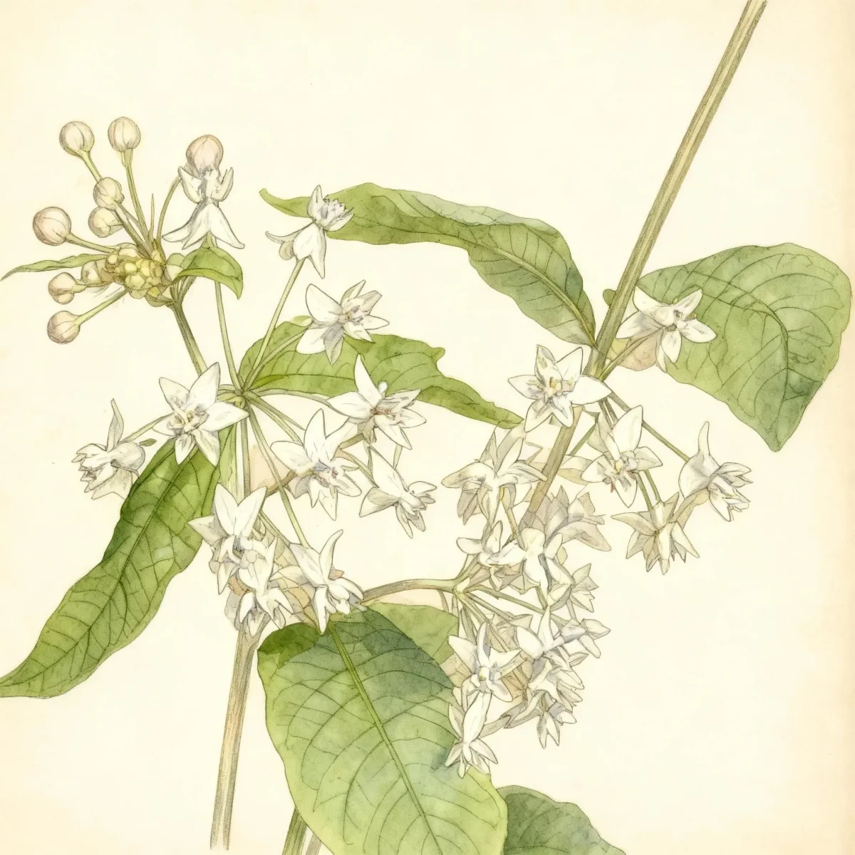 Fourleaf milkweed (Asclepias quadrifolia)