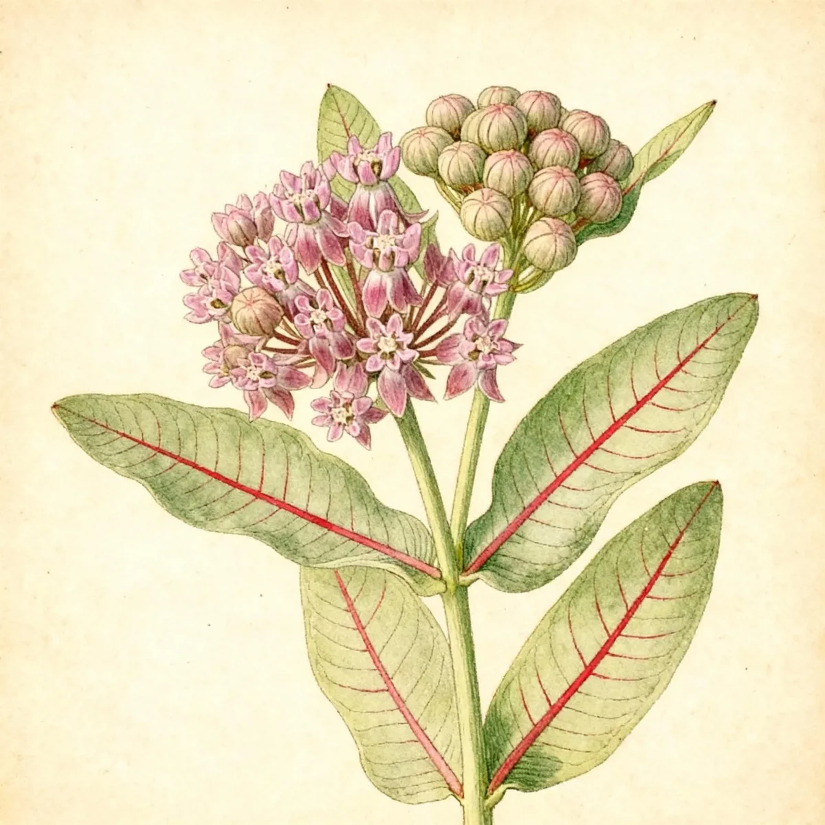 Prairie milkweed (Asclepias sullivantii)
