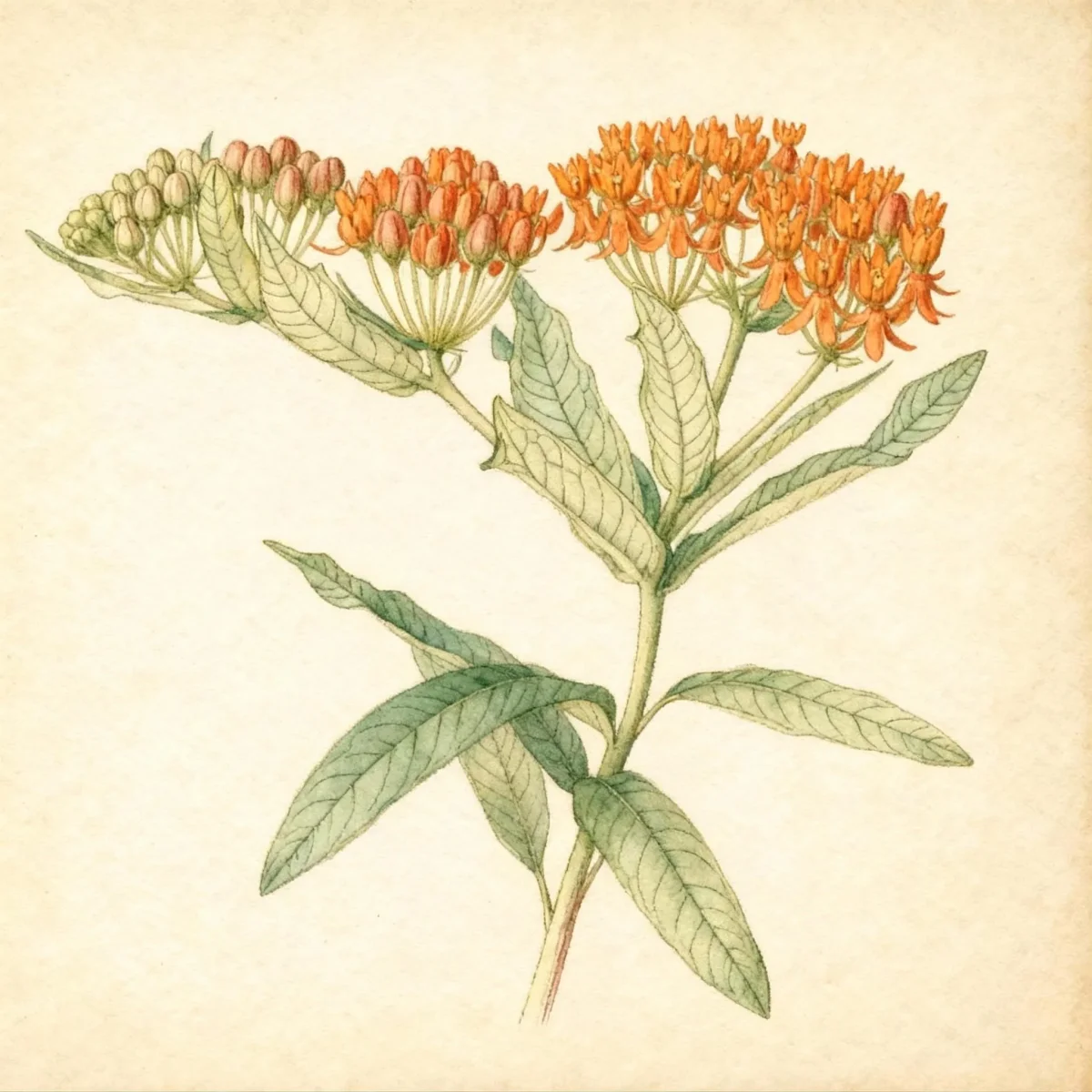 Butterfly weed (Asclepias tuberosa)