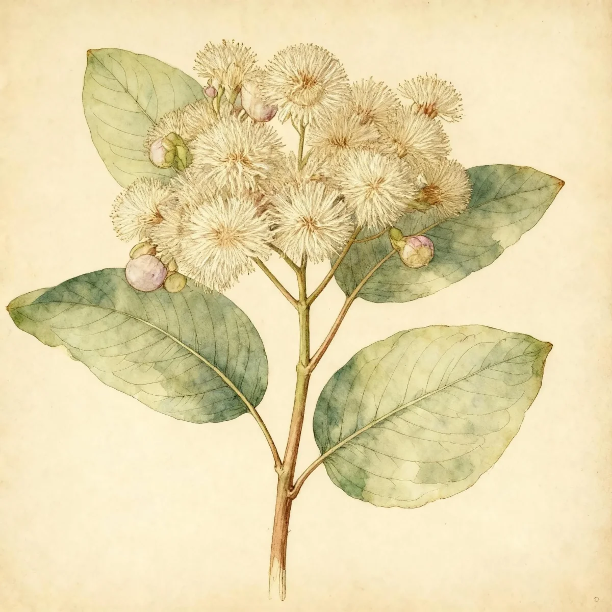 Floss flower (Ageratum houstonianum)