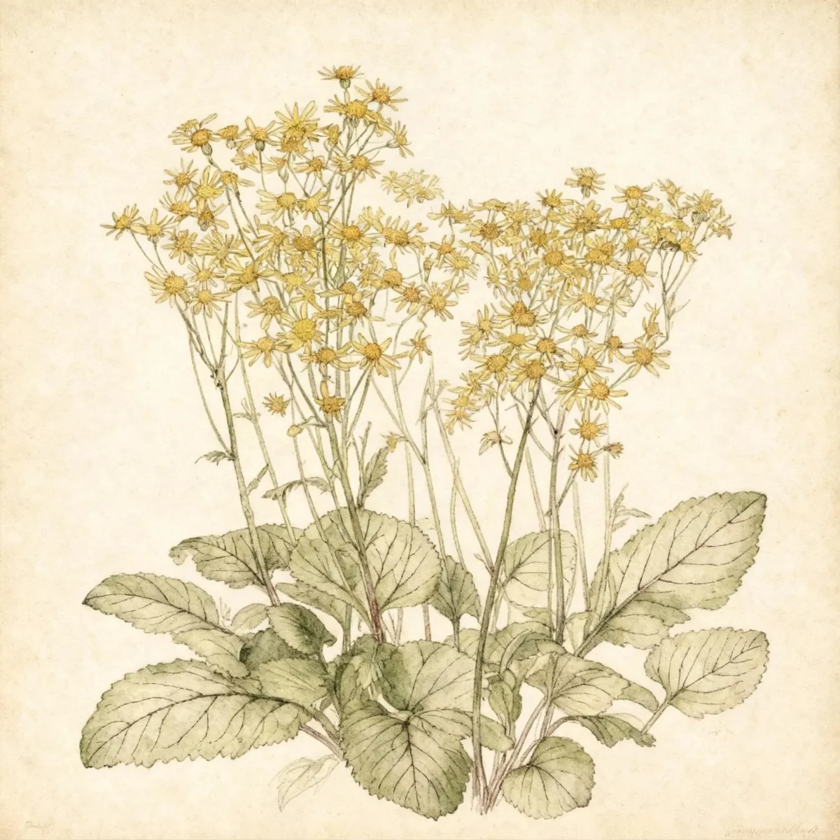 Golden ragwort (Packera aurea)