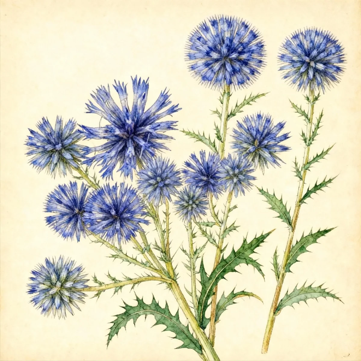Small globe thistle (Echinops ritro subsp. ruthenicus)