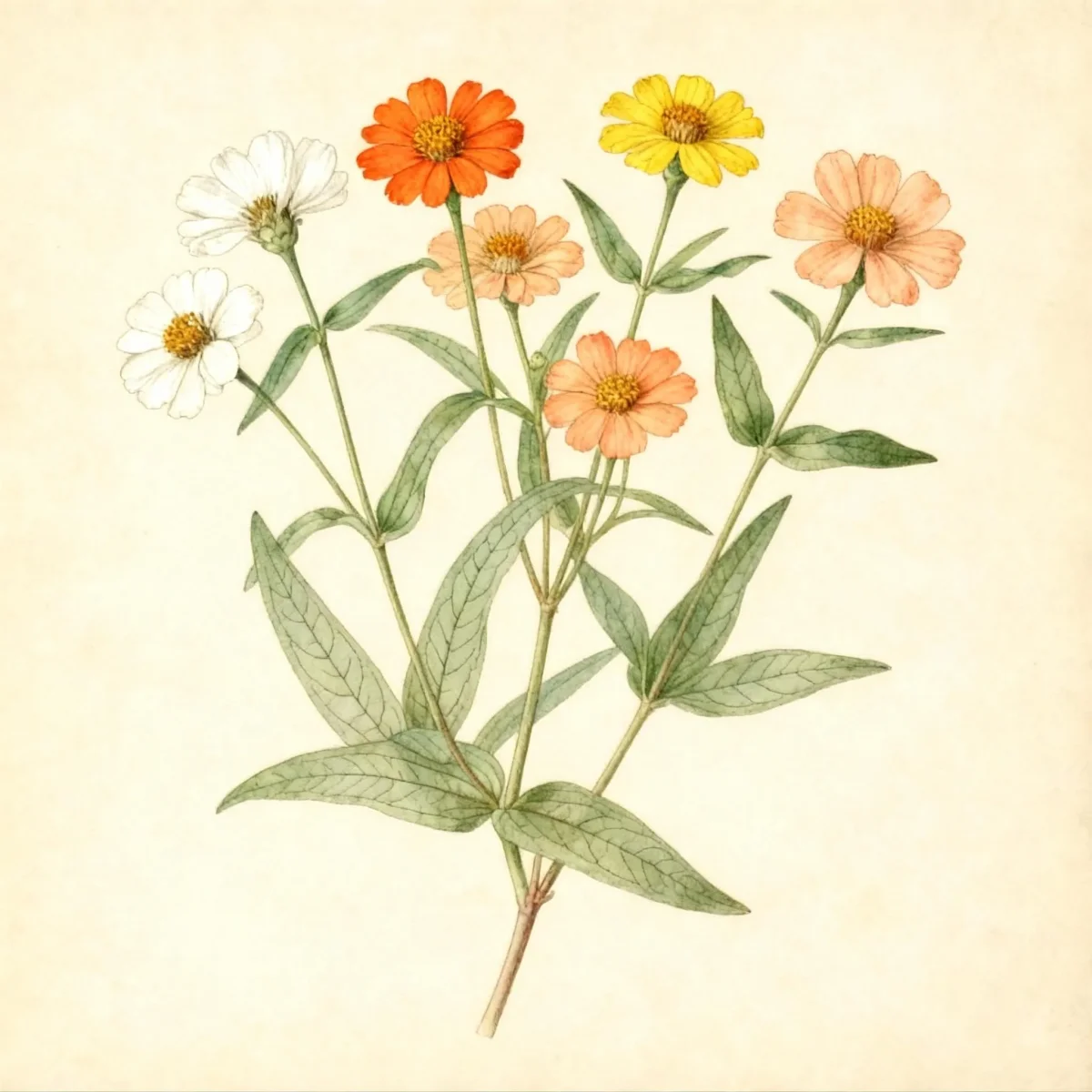 Creeping zinnia (Zinnia angustifolia)