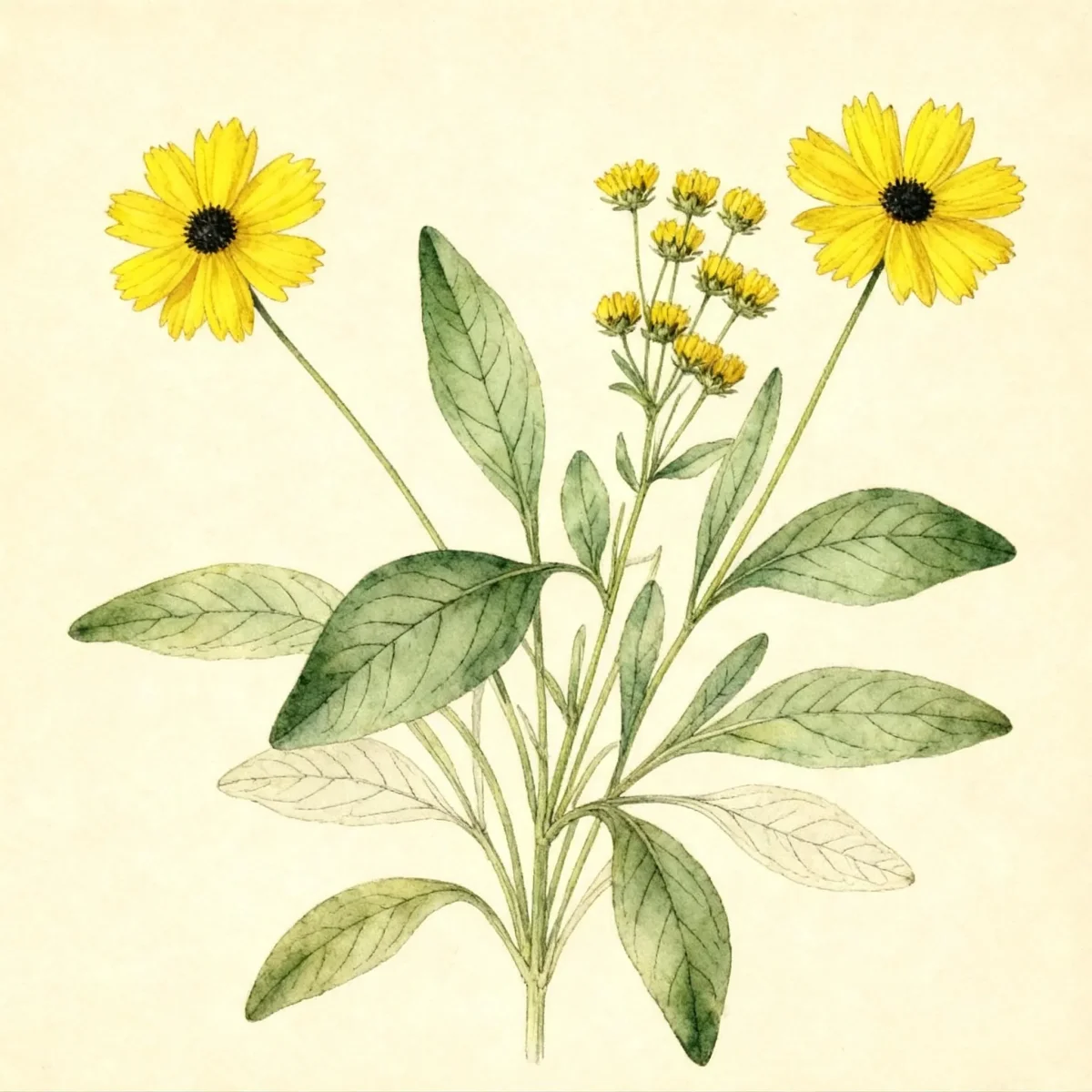 Fringeleaf tickseed (Coreopsis integrifolia)