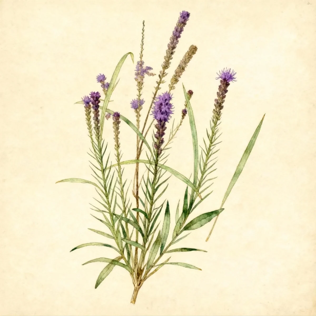 Blazing star (Liatris spicata)