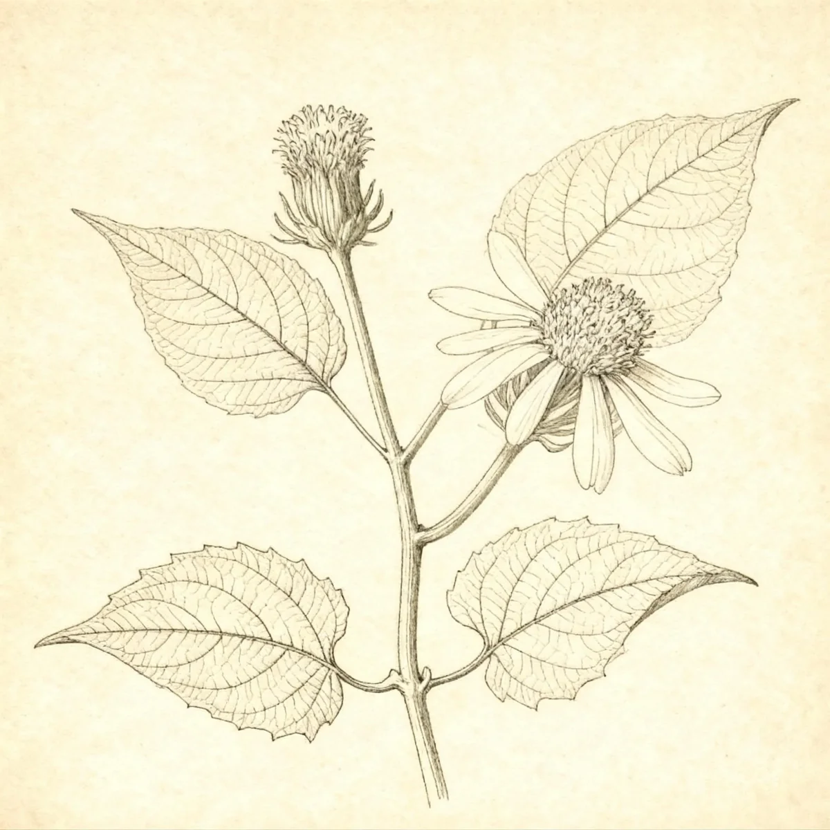 Mexican flame vine (Pseudogynoxys chenopodioides)