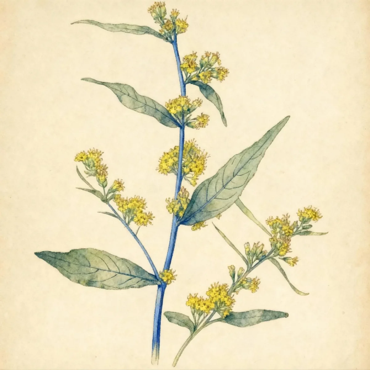 Blue stem goldenrod