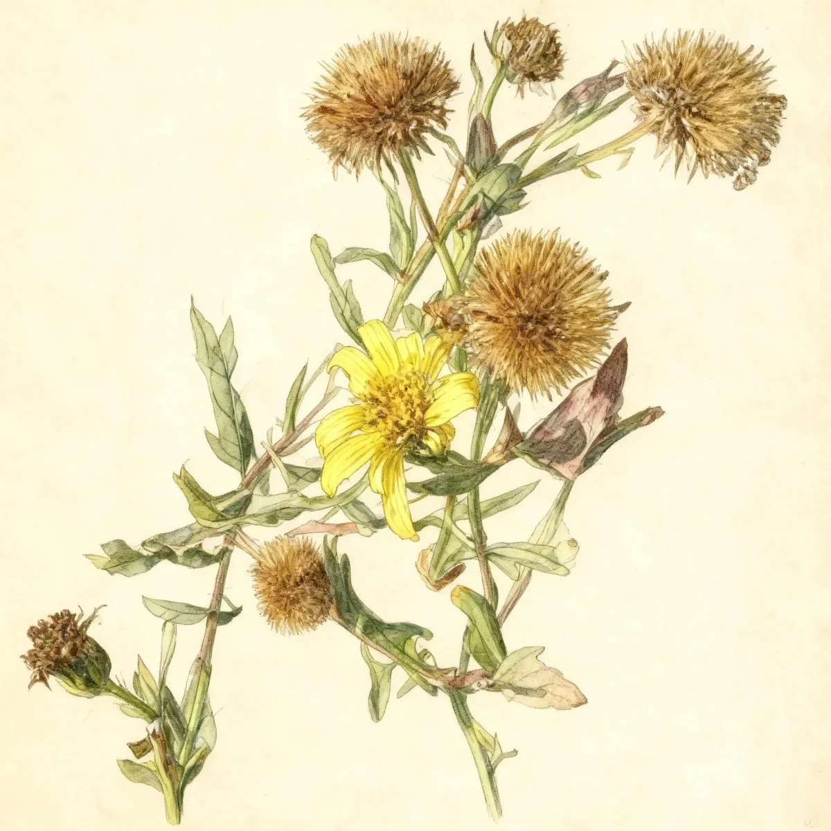 Golden aster (Chrysopsis mariana)