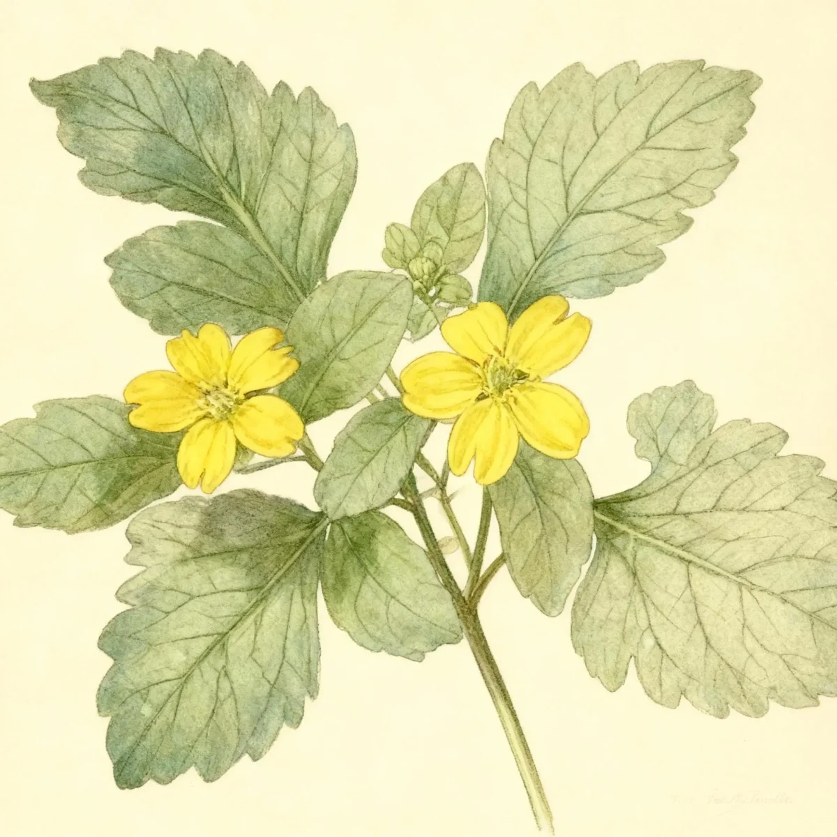 Golden star (Chrysogonum virginianum var. australe)