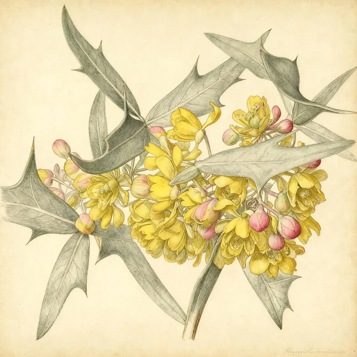 Mahonia (Mahonia trifoliolata)