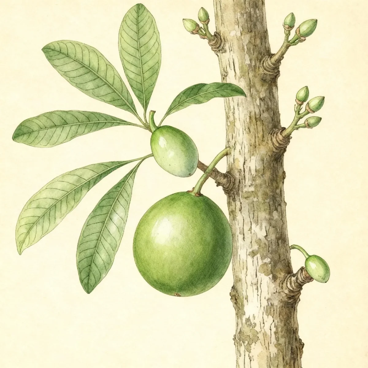 Common calabash tree (Crescentia cujete)