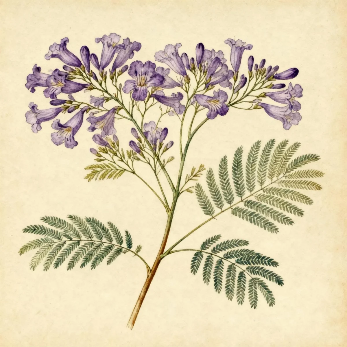 Jacarandá (Jacaranda mimosifolia)