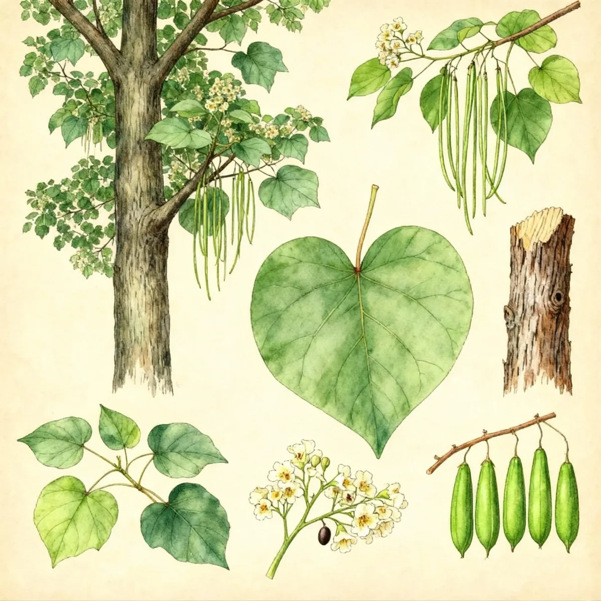 Chinese catalpa (Catalpa ovata)