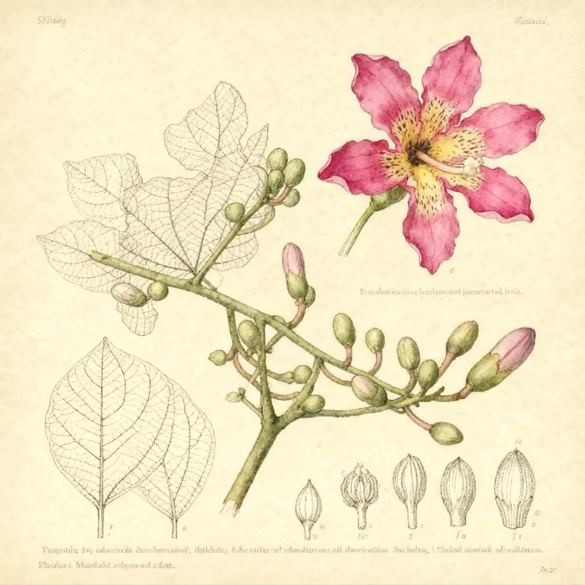 Silk floss tree (Chorisia speciosa)