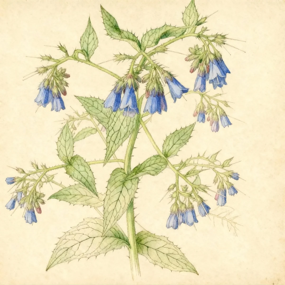 Prickly comfrey (Symphytum asperum)