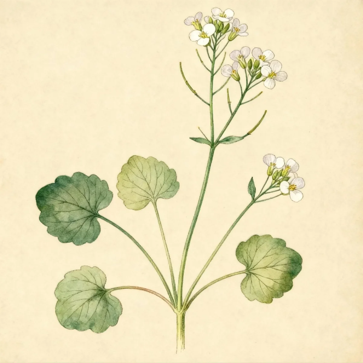 Bitter cress (Cardamine pratensis)