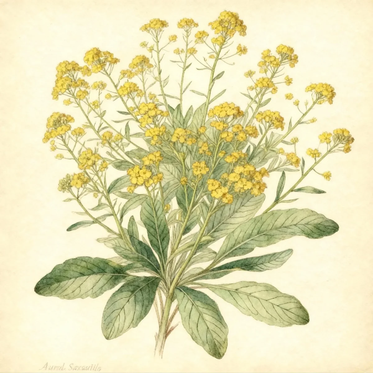 Basket-of-gold (Aurinia saxatilis)