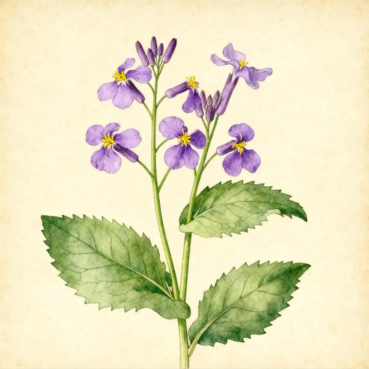 Chinese violet cress (Orychophragmus violaceus)