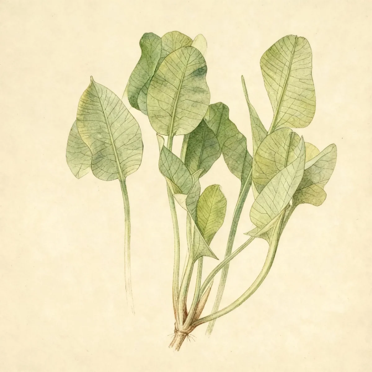 Yellow velvetleaf (Limnocharis flava)