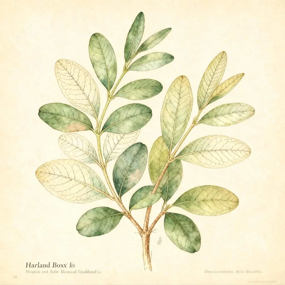 Harland boxwood (Buxus harlandii)