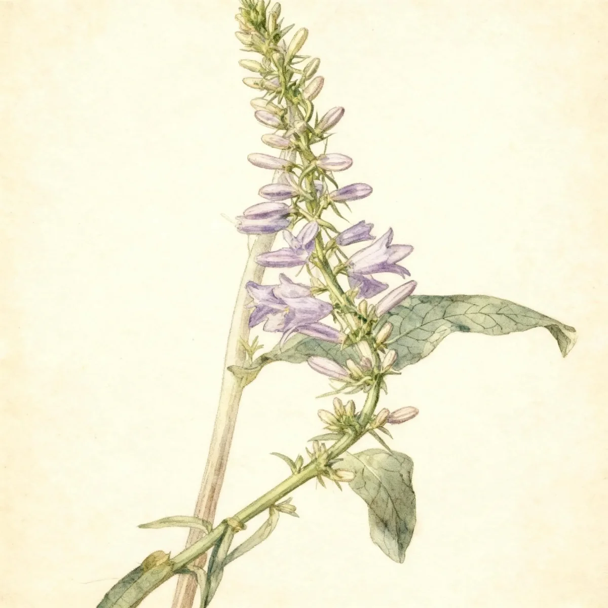 Bellflower (Campanula bononiensis)