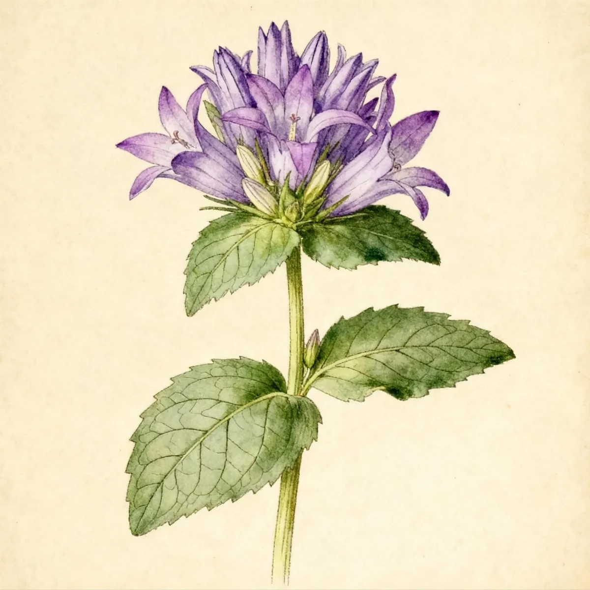 Clustered bellflower (Campanula glomerata)