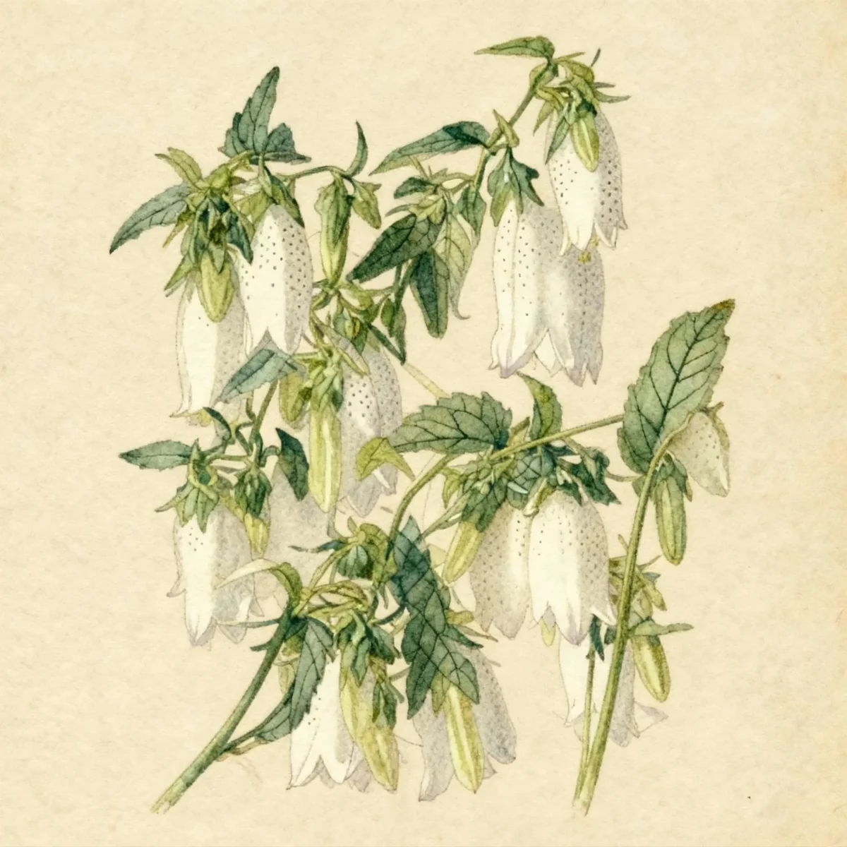 Spotted bellflower (Campanula punctata)