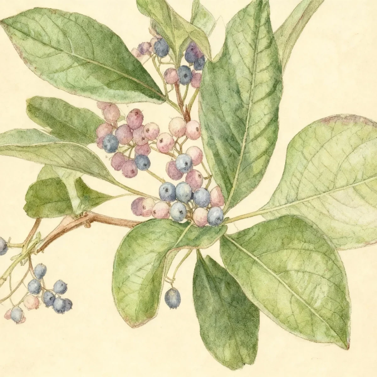 Smooth witherod (Viburnum nudum)