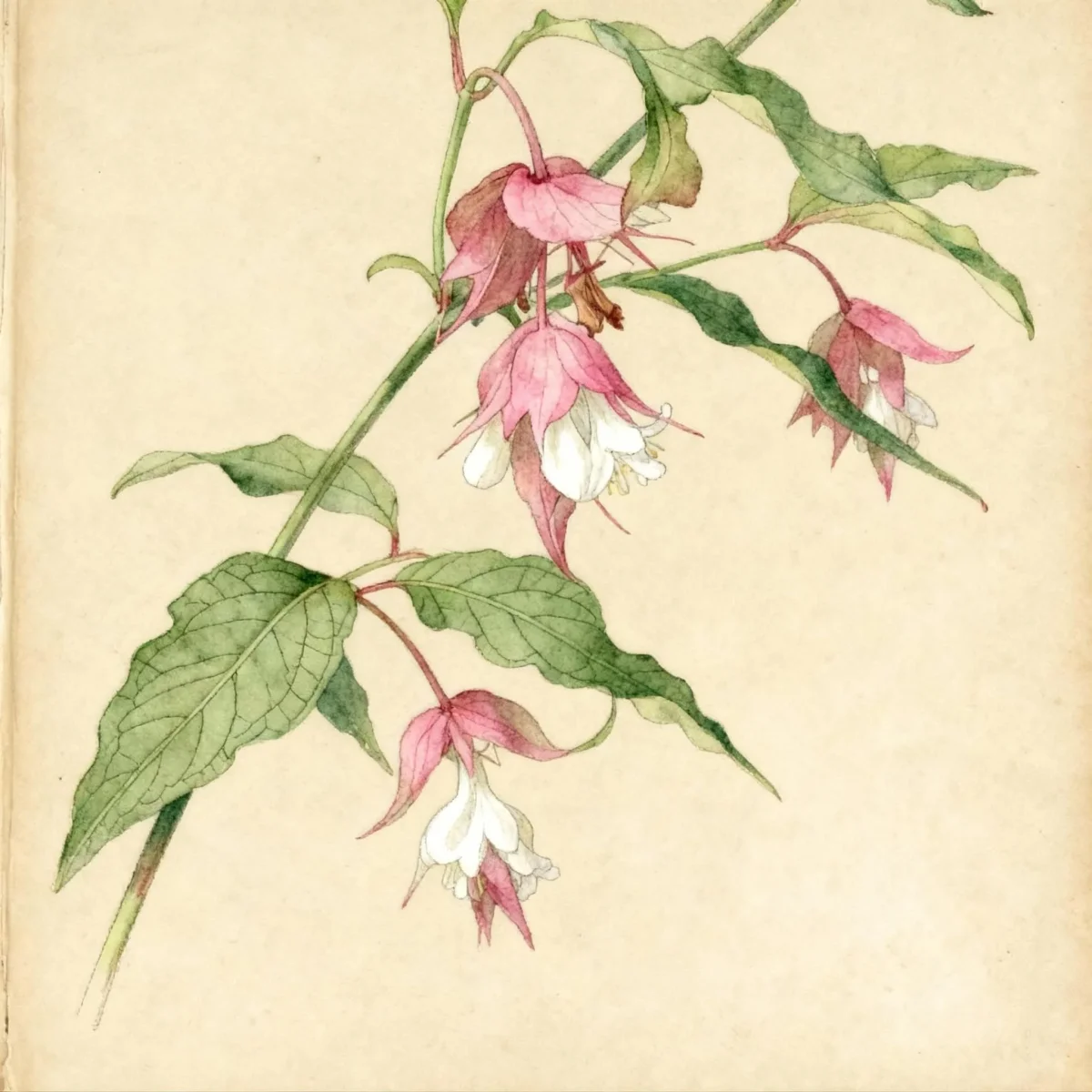 Himalayan honeysuckle (Leycesteria formosa)