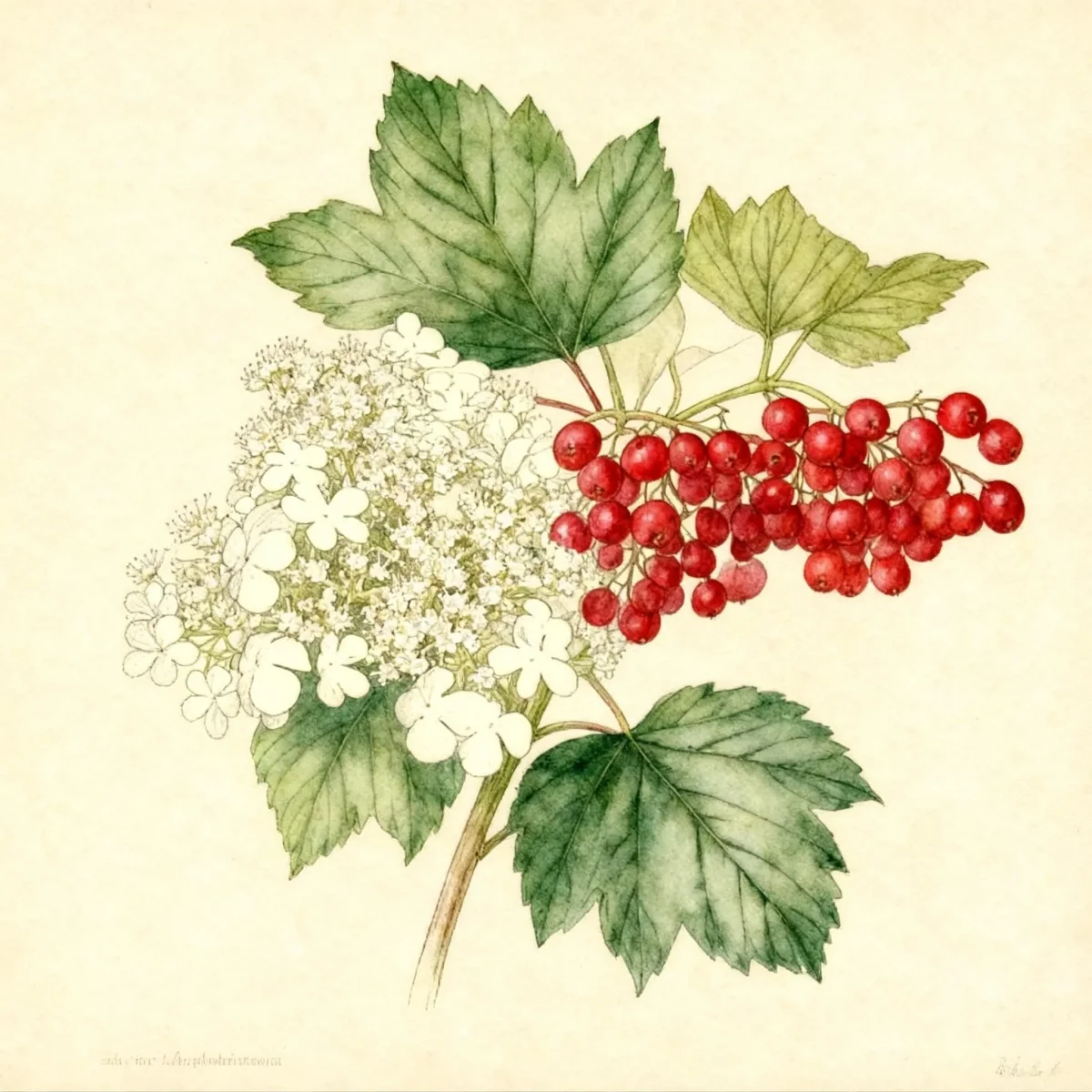 American cranberrybush (Viburnum opulus var. americanum)