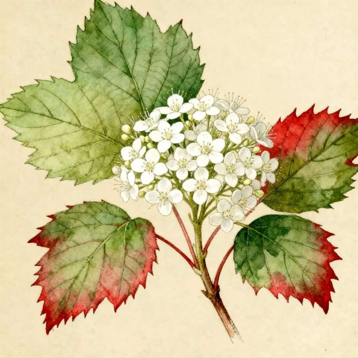 Arrowwood viburnum (Viburnum dentatum)