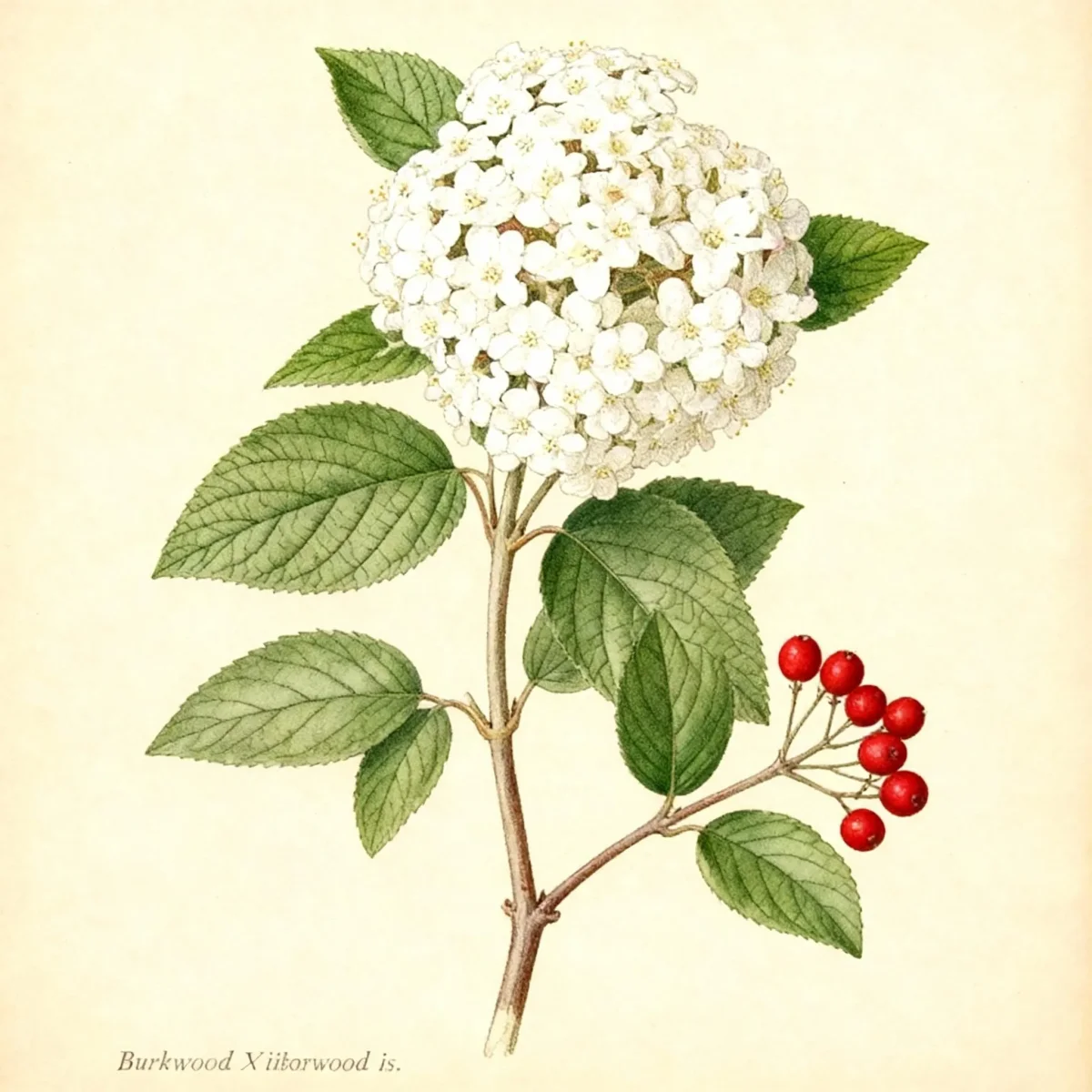 Burkwood viburnum