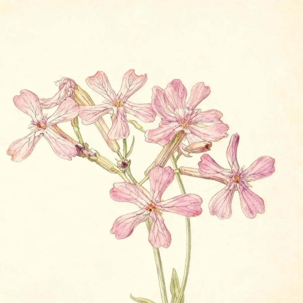 Sweet William silene (Silene armeria)