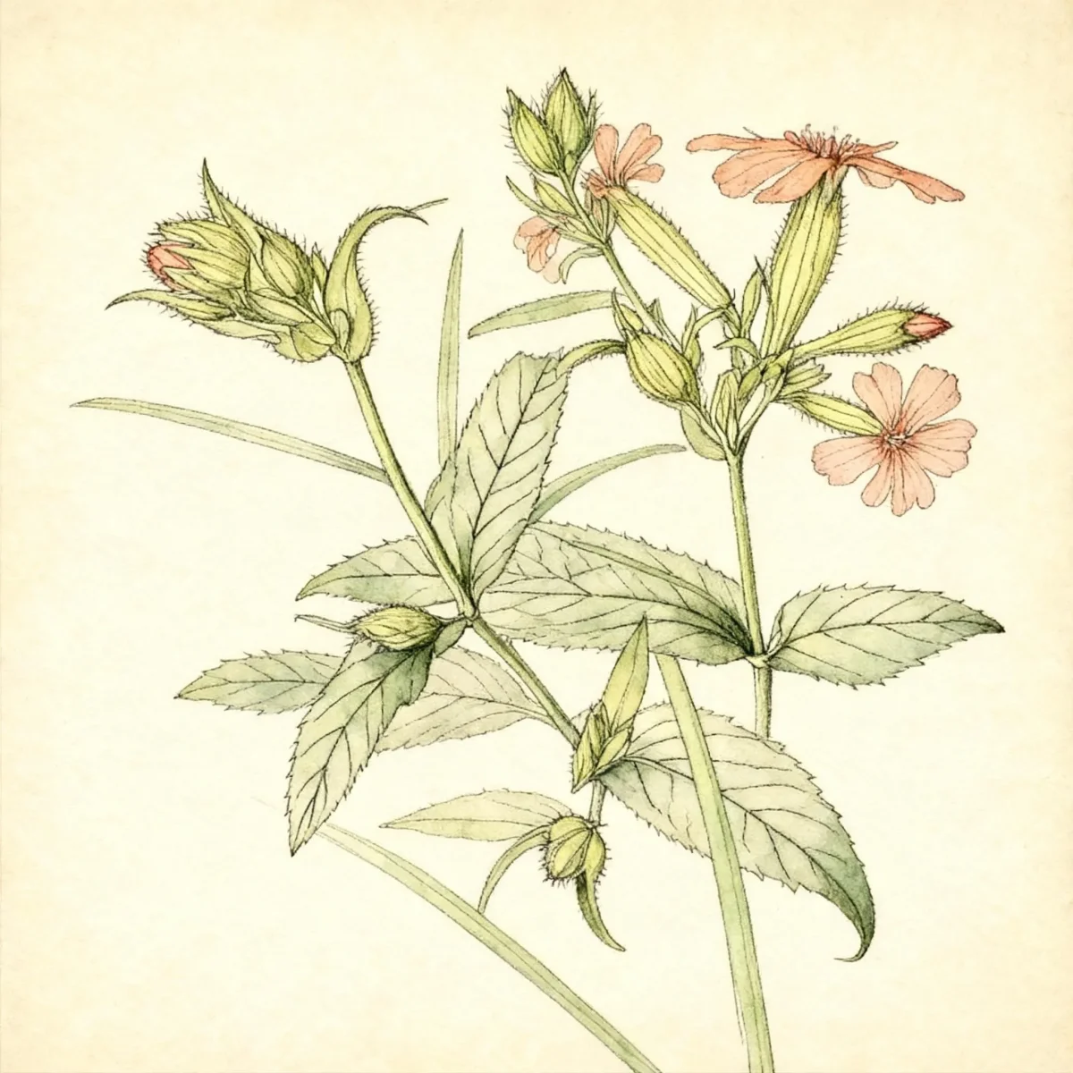 Catchfly (Lychnis fulgens)
