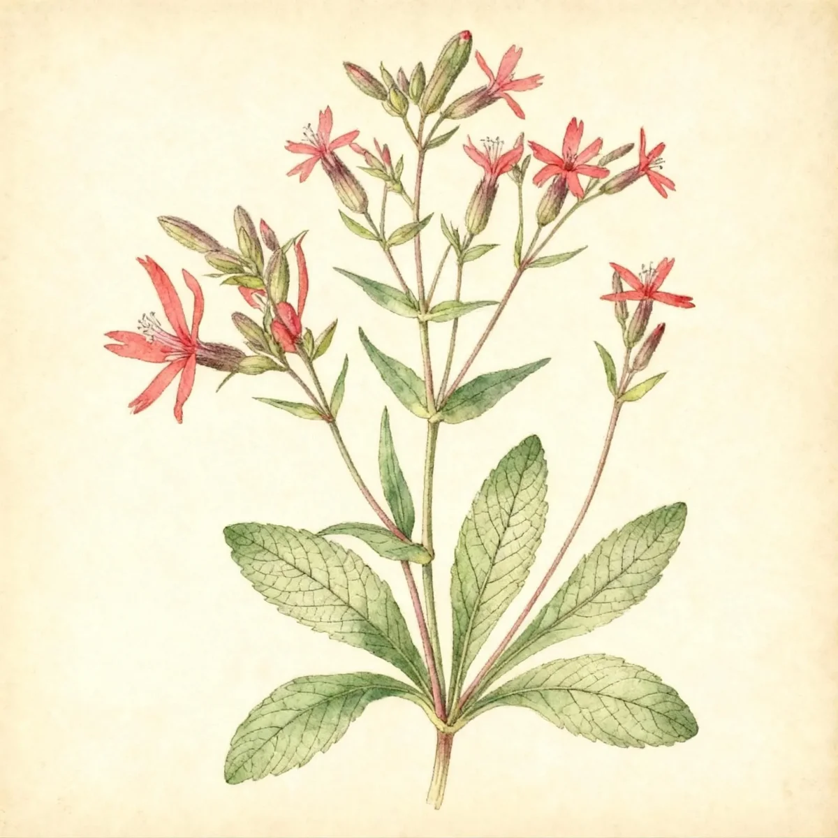 Fire pink (Silene virginica)