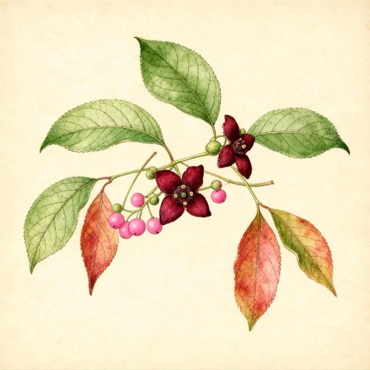 Eastern wahoo (Euonymus atropurpureus)