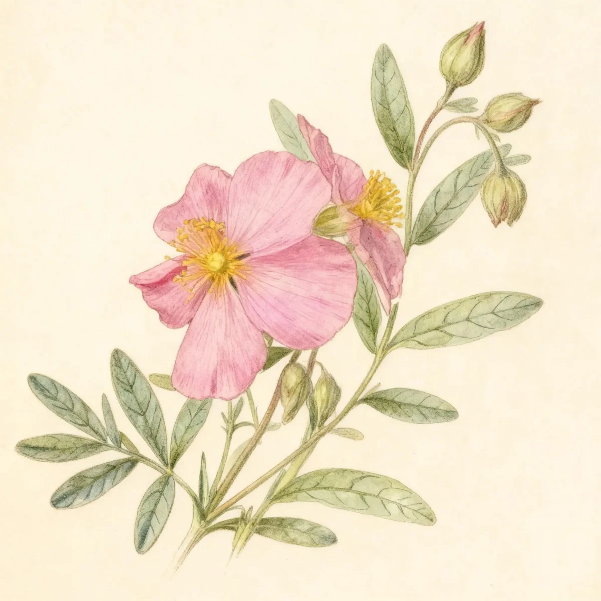 Rock rose (Helianthemum nummularium)