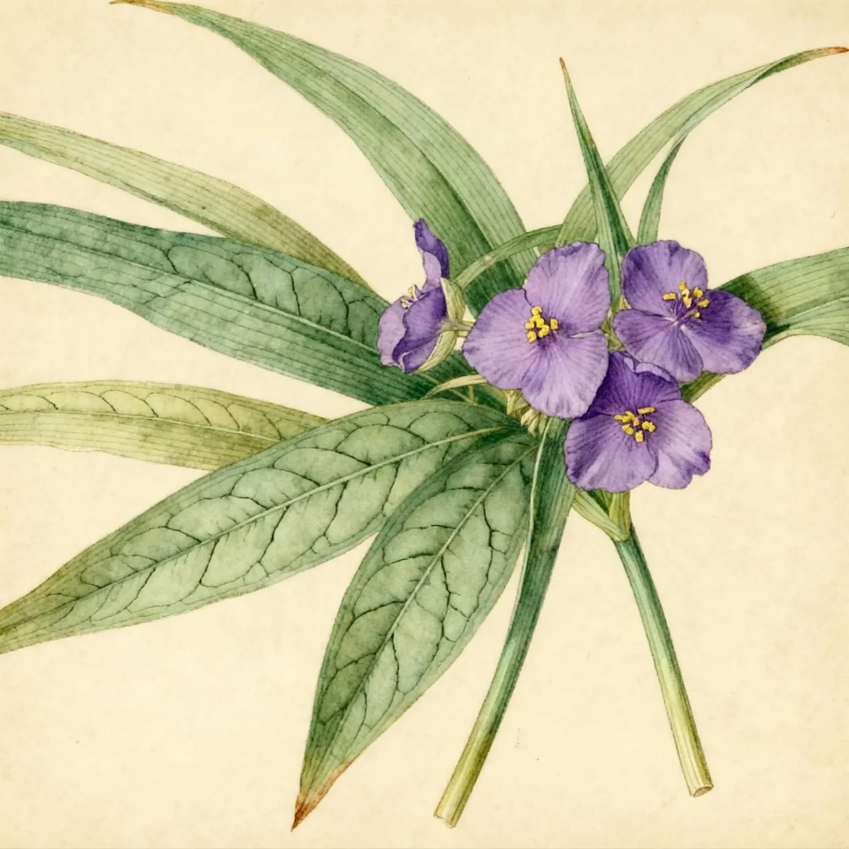 Spider lily (Tradescantia virginiana)