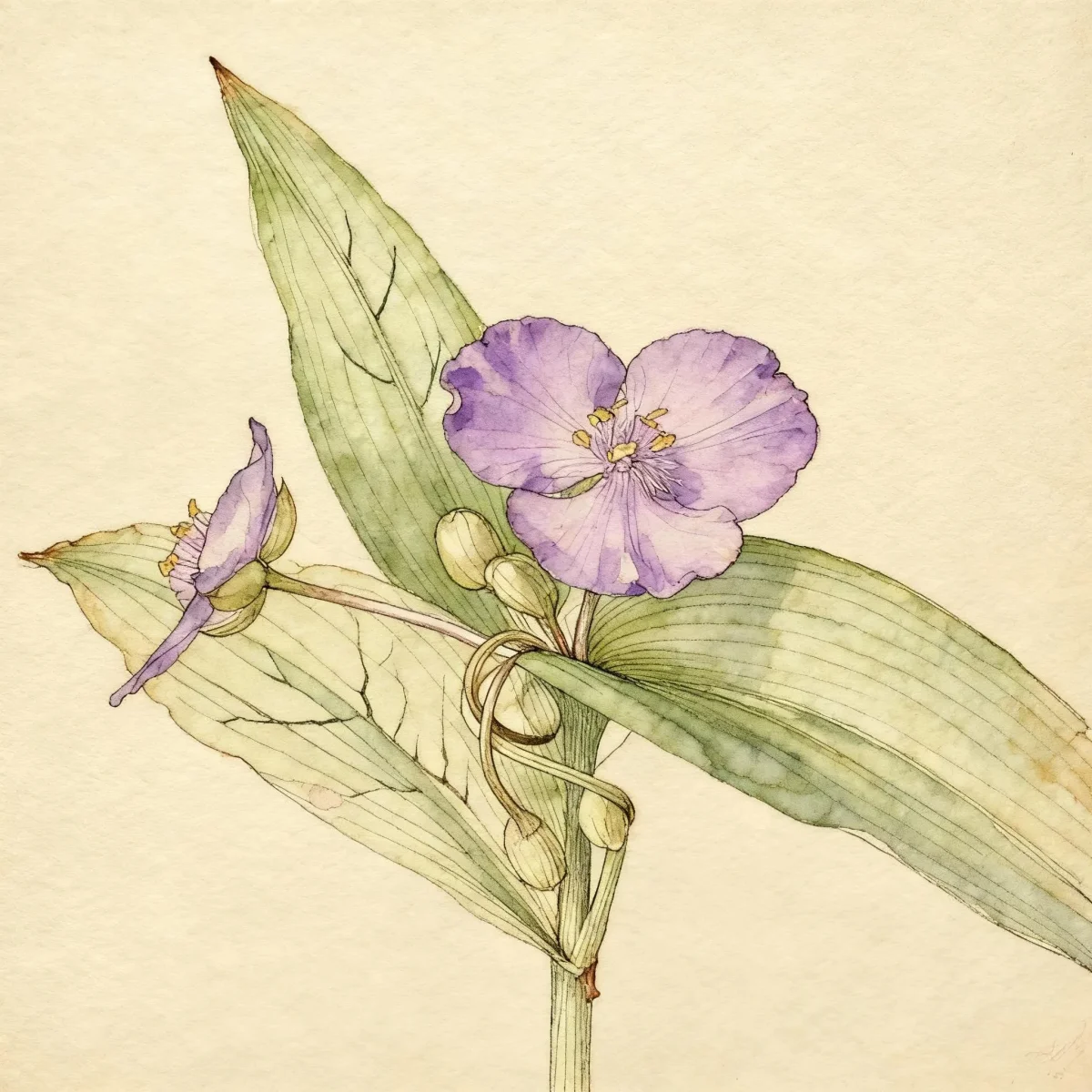 Spiderwort (Tradescantia ernestiana)