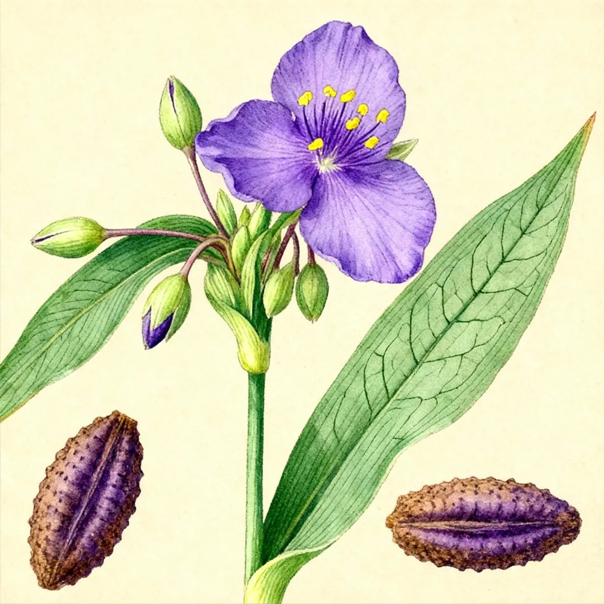 Ohio spiderwort (Tradescantia ohiensis)