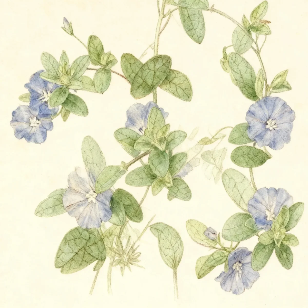 Brazilian dwarf morning-glory (Evolvulus glomeratus)