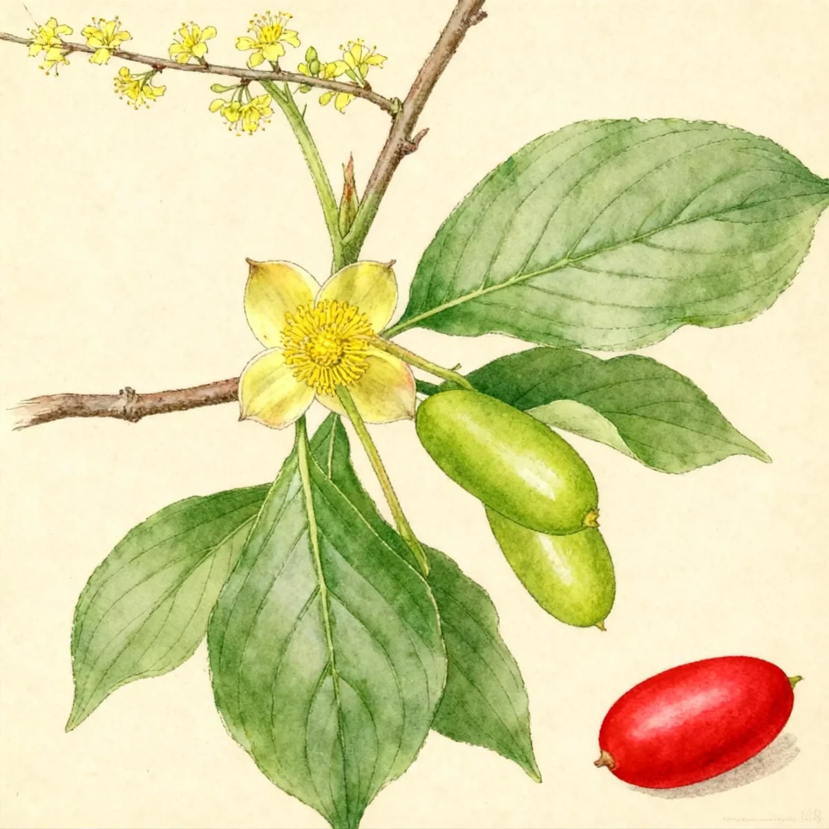 Japanese cornelian cherry