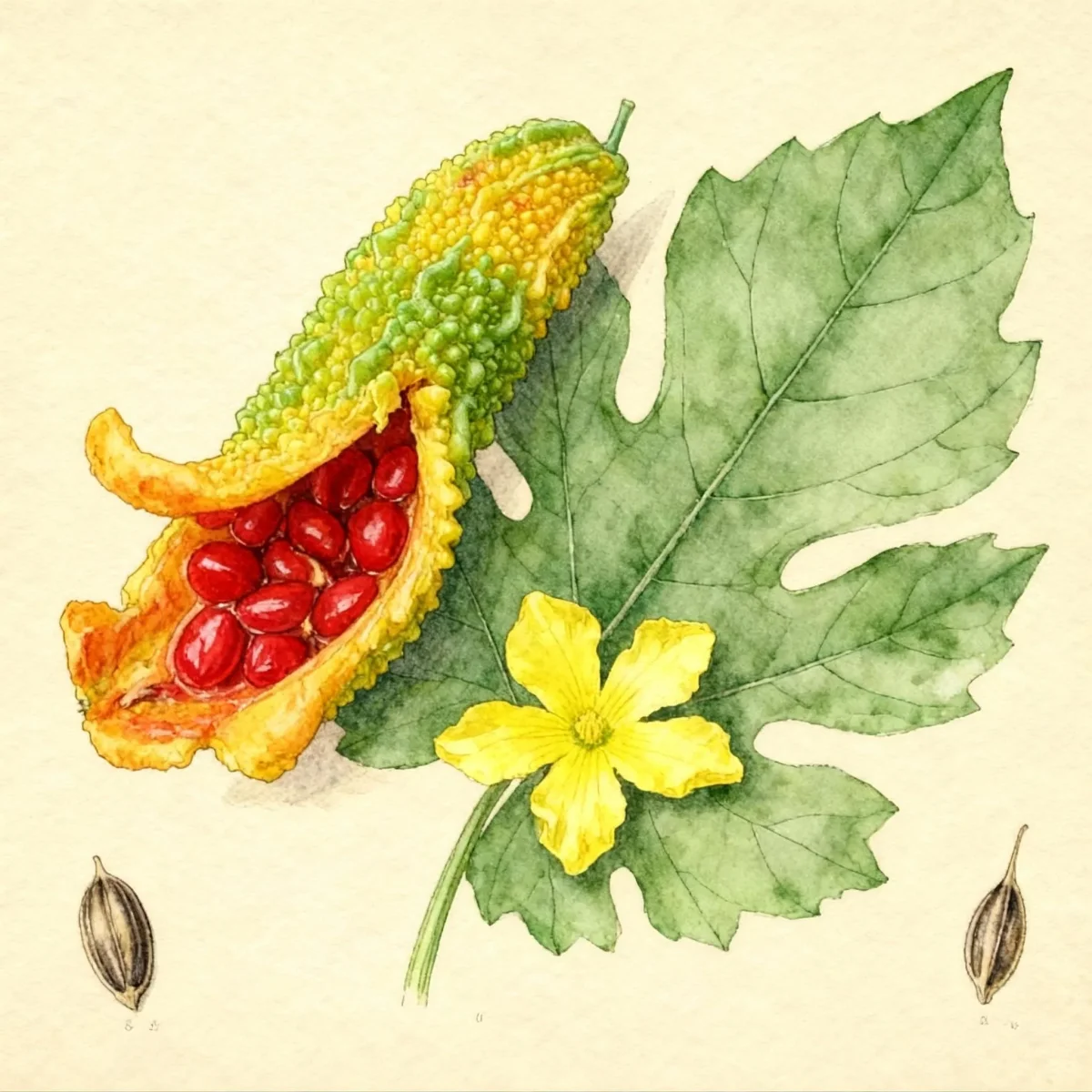 Balsampear (Momordica charantia)
