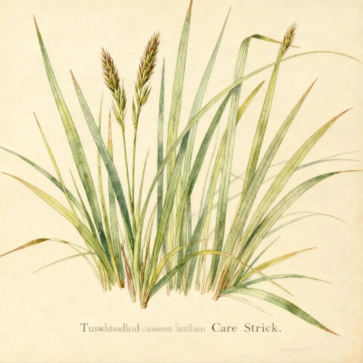 Tussock sedge (Carex stricta)